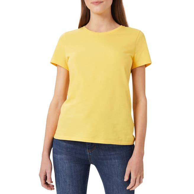 Hobbs London Yellow Pixie Cotton T-Shirt