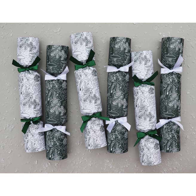 Nancy & Betty Studio Set of 6 Fable Forest Luxury Chistmas Crackers