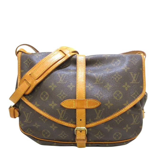 Vintage Louis Vuitton Brown Saumur 30 Shoulder Bag