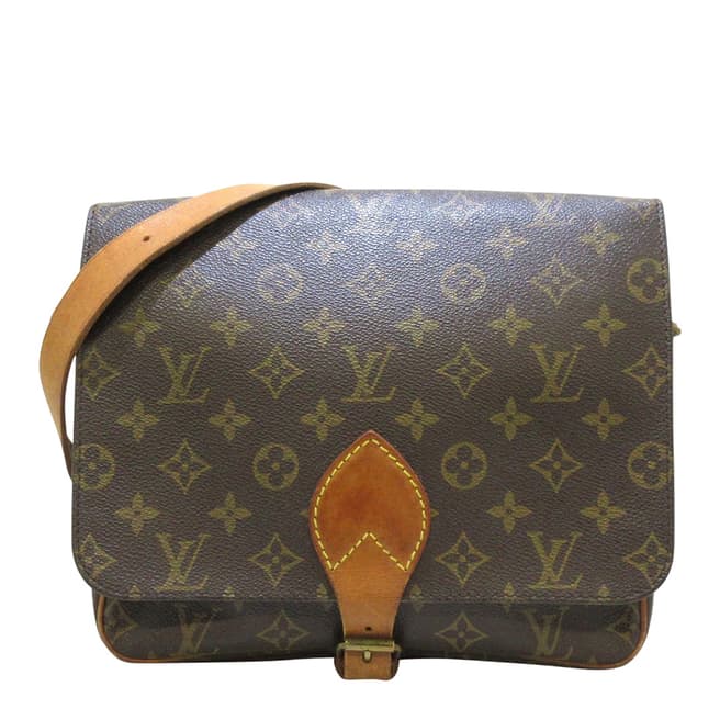 Louis Vuitton Vintage Brown Cartouchiere 26 Shoulder Bag