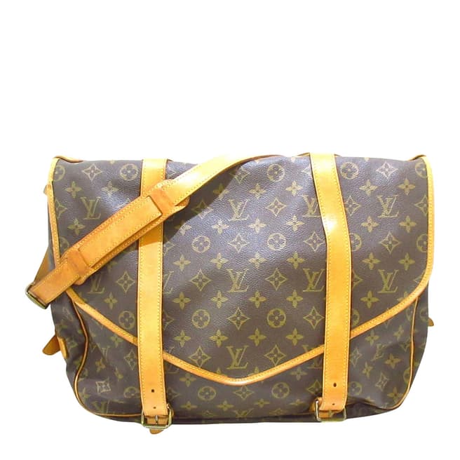 Louis Vuitton Vintage Brown Saumur 43 Shoulder Bag