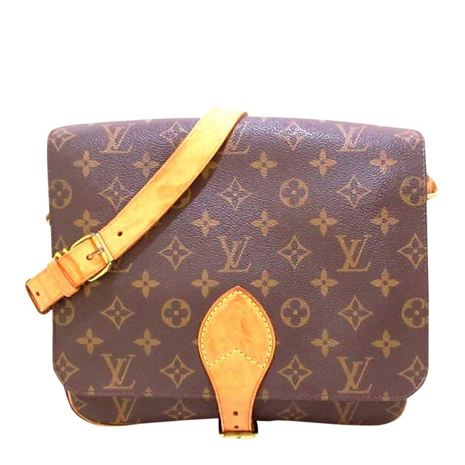 Louis Vuitton Vintage Brown Cartouchiere 26 Shoulder Bag