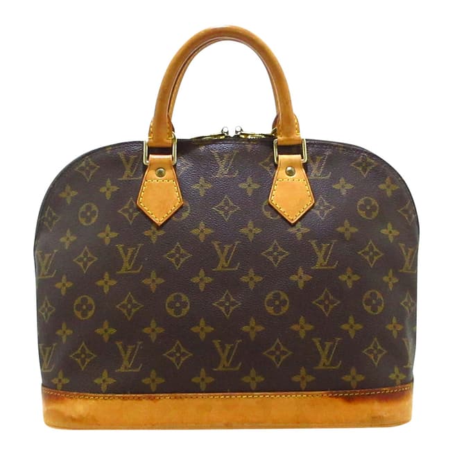Louis Vuitton Vintage Brown Alma 32 Handbag