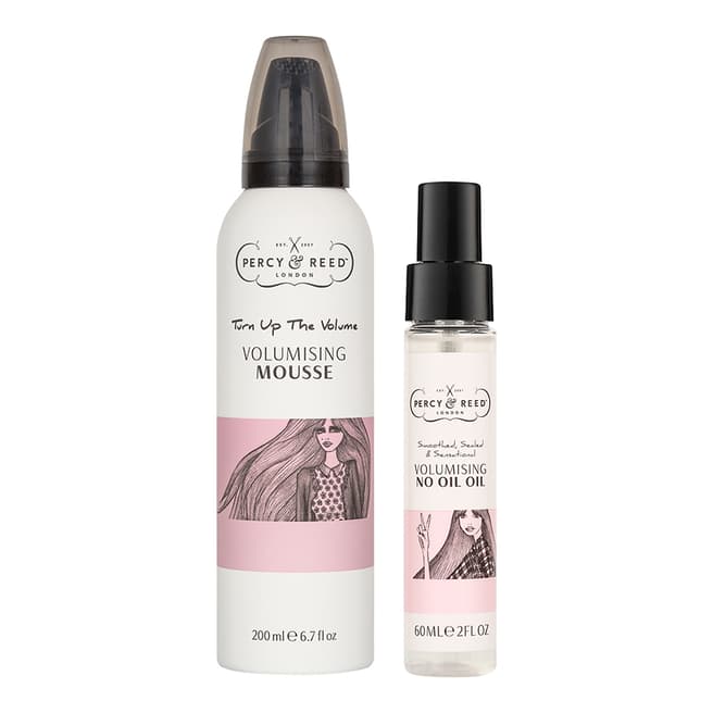 Percy & Reed Ultimate Volume Duo (Mousse 200ml + No Oil Oil 60ml)