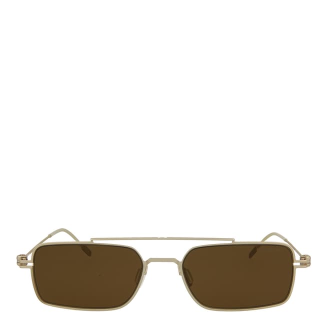 Montblanc Men's Gold/Brown Montblanc Sunglasses 54mm