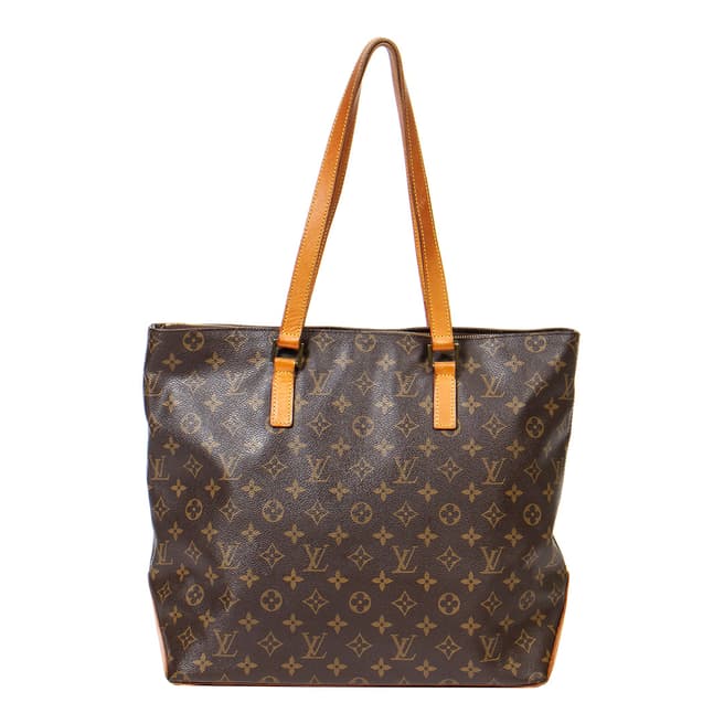 Vintage Louis Vuitton Brown Cabas Mezzo Bag