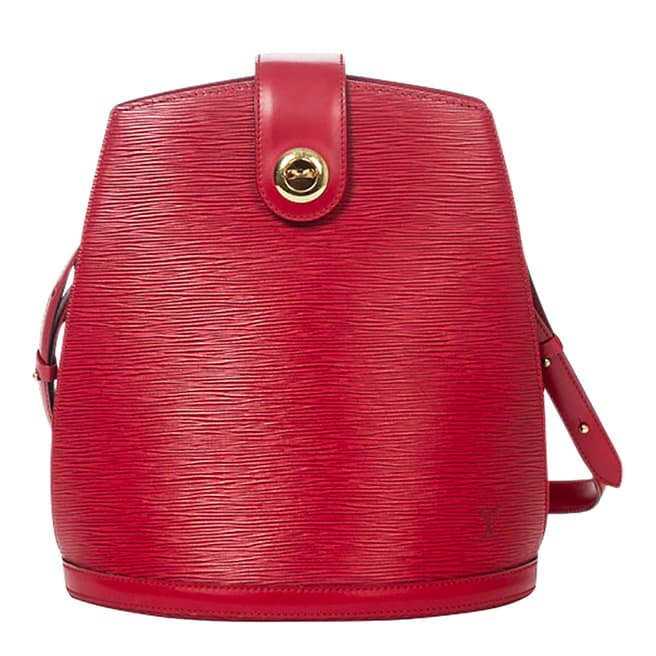 Vintage Louis Vuitton Red Cluny Shoulder Bag