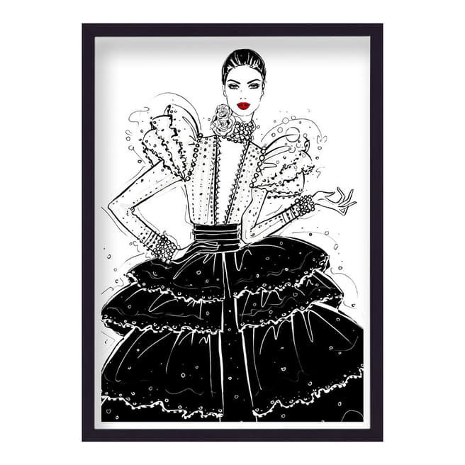Megan Hess The Chanel Touch Framed Print