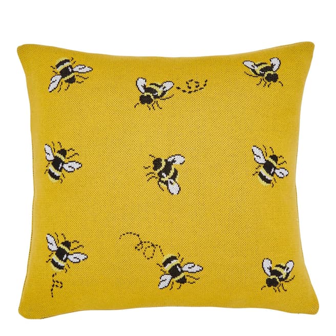 Cath Kidston Honey Bee 50 x 50cm Cushion, Yellow
