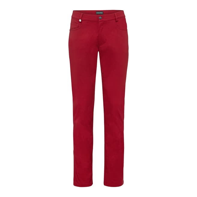 GOLFINO Red Technical Stretch Trousers