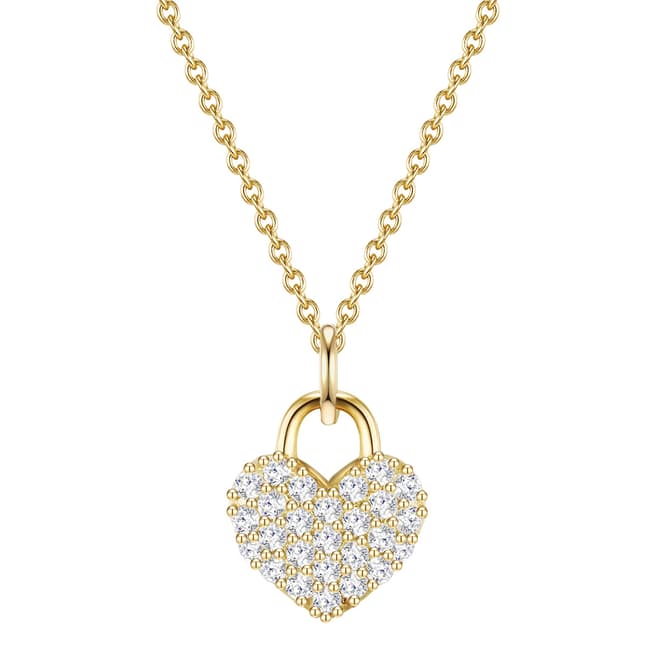Kaimana Gold Heart Pendant Necklace