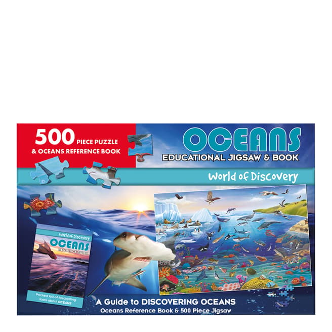 Wonders of Discovery Oceans Large Jigsaw/Book Set