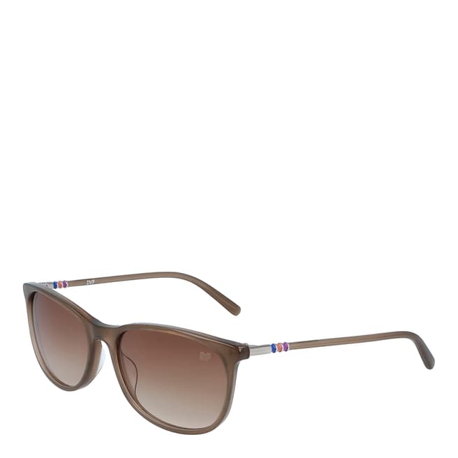DVF Women's Brown DVF Sunglasses 55mm