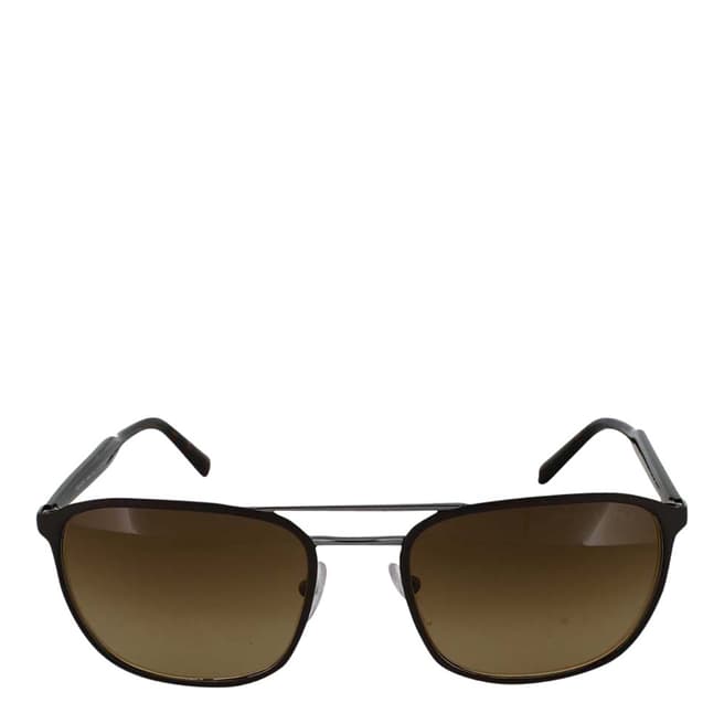 Prada Men's Brown Prada Sunglasses 56mm