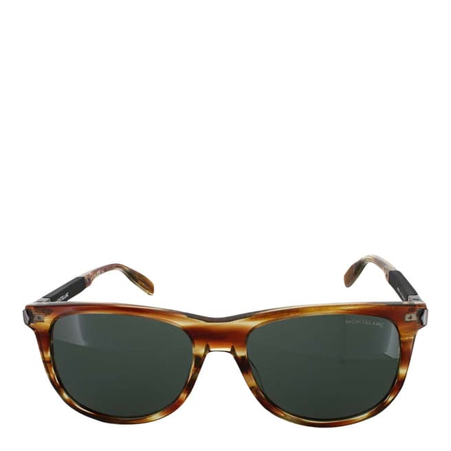 Montblanc Men's Green Montblanc Sunglasses 55mm