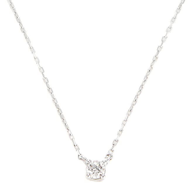 Diamantini Silver Diamond Necklace