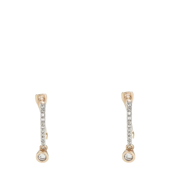 Paris Vendôme Gold Charm Diamond Earrings