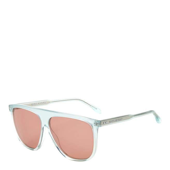Isabel Marant Green Burgundy Pilot Sunglasses