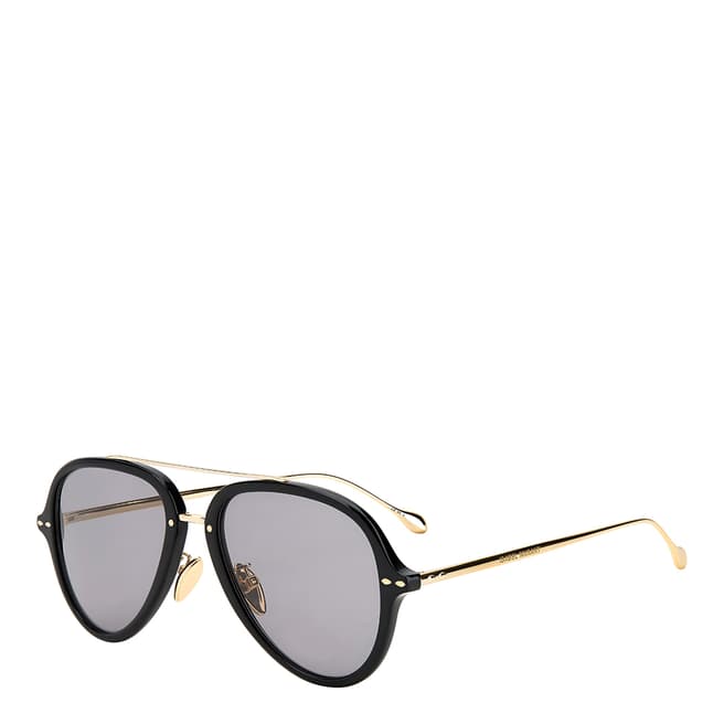 Isabel Marant Black Gold Pilot Sunglasses