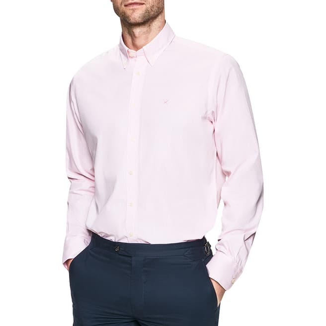 Hackett London Pink Bengal Cotton Shirt