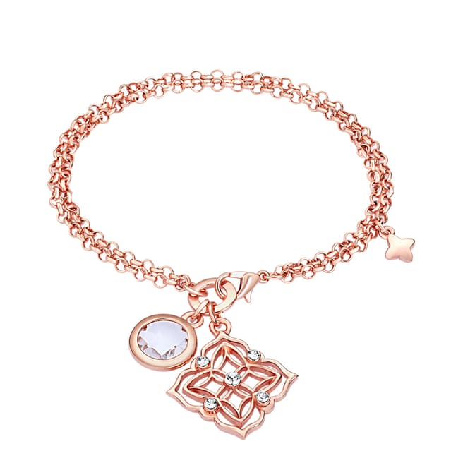Saint Francis Crystals Rose Gold Swarovski Bracelet