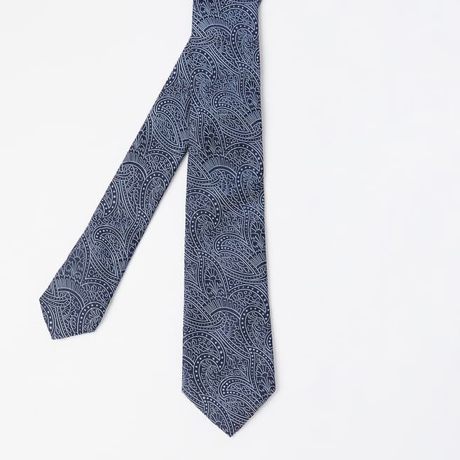 Ted Baker Navy Expect Paisley  Tie