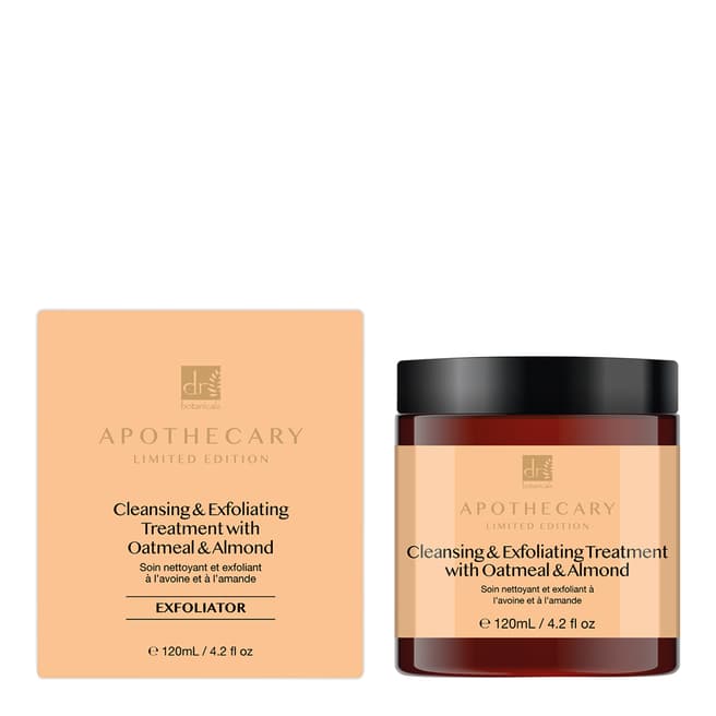 Dr. Botanicals Cleansing & Exfoliating Treatment with Oatmeal & Almond 120ml