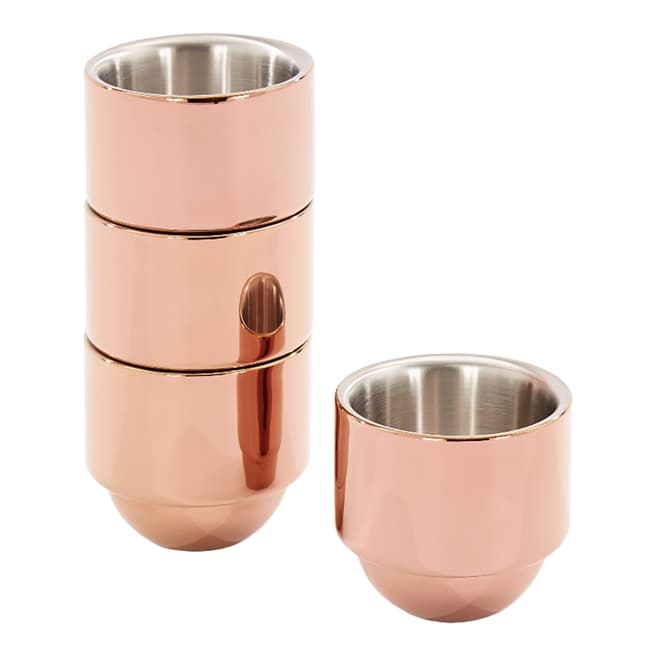 Tom Dixon Set of 4 Brew Espresso Cups, Copper