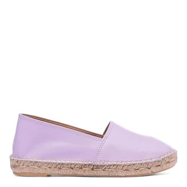 Paseart Lilac Leather Espadrilles