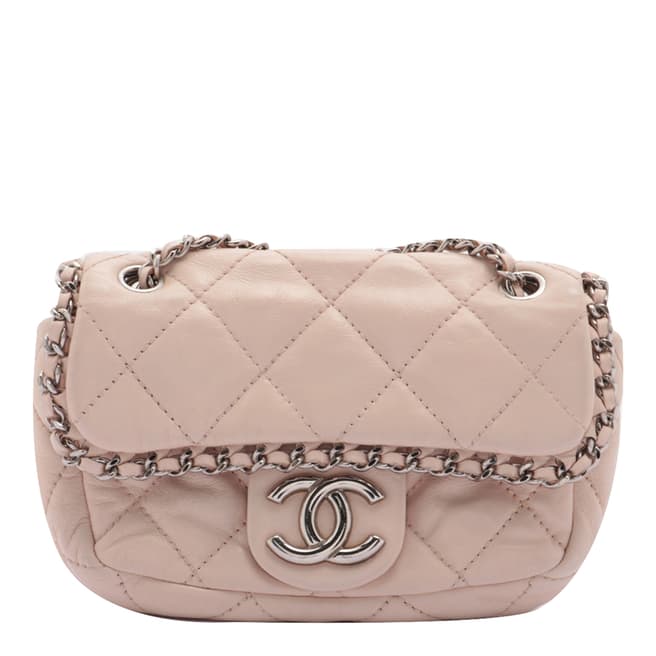 Vintage Chanel Pink Quilted shoulder bag
