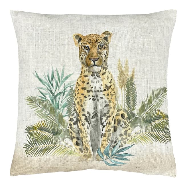 Evans Lichfield Kenya 43x43cm Cushion, Leopard