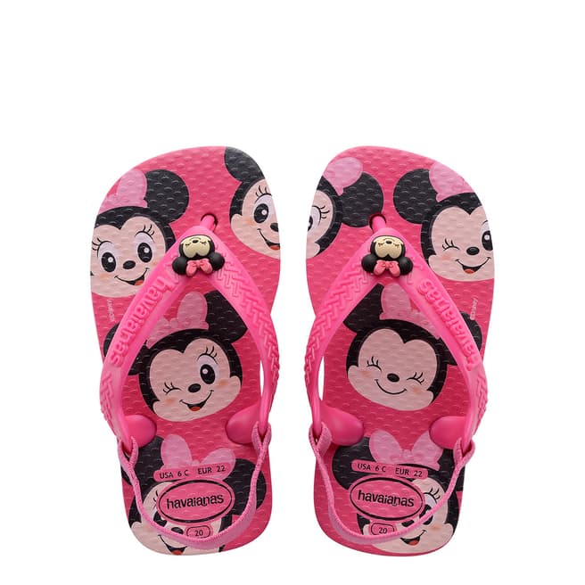 Havaianas Baby Disney Classics Minnie Flip Flops