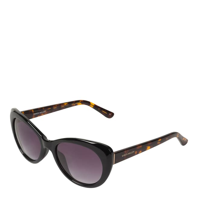Karen Millen Women's Black Karen Millen Sunglasses 54mm