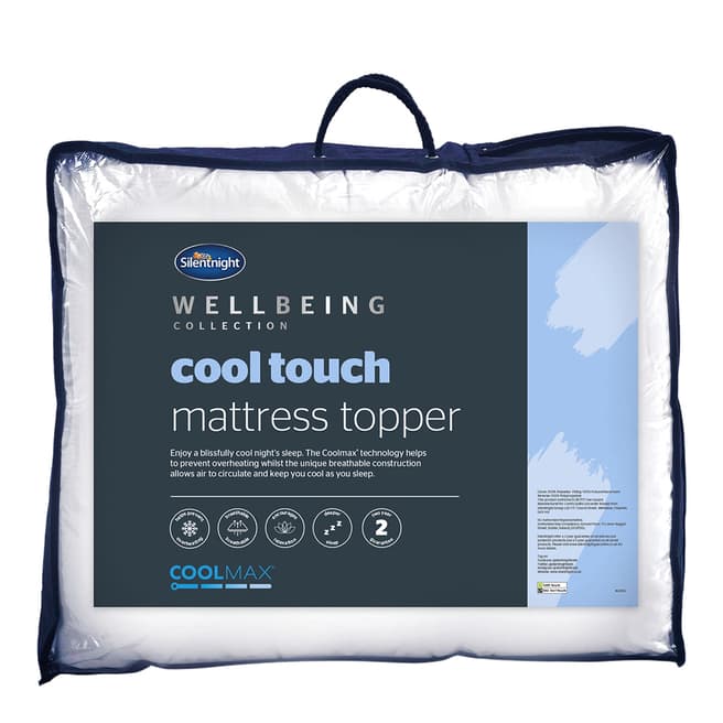 Silentnight Wellbeing Double Cool Touch Topper