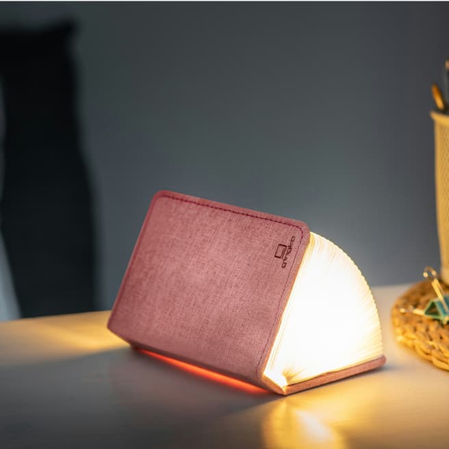 Gingko Mini Smart Book Light, Blush Pink