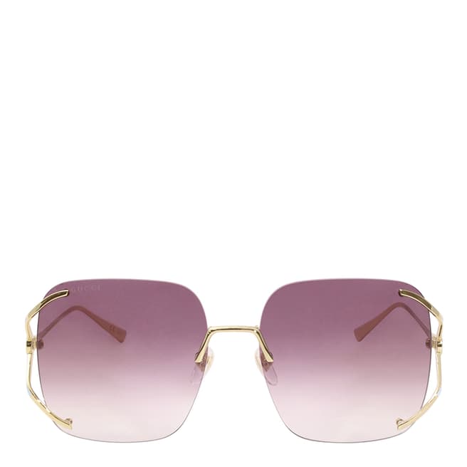 Gucci Women's Pink Gucci Sunglasses 60mm
