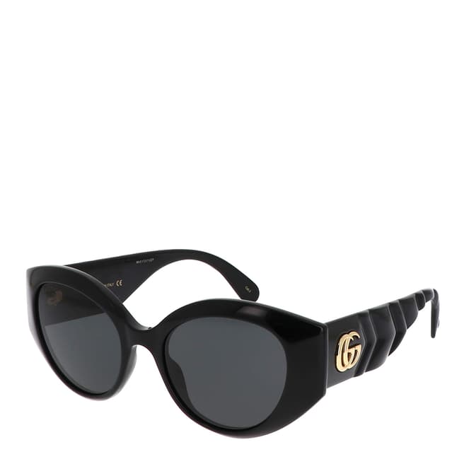 Gucci Women's Black Gucci Sunglasses 52mm