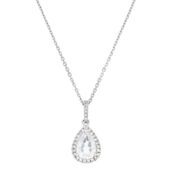Diamond And Co Silver Forlia Pendant Necklace