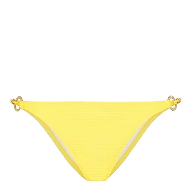 Heidi Klein Yellow Cascais Ring Bikini Bottom