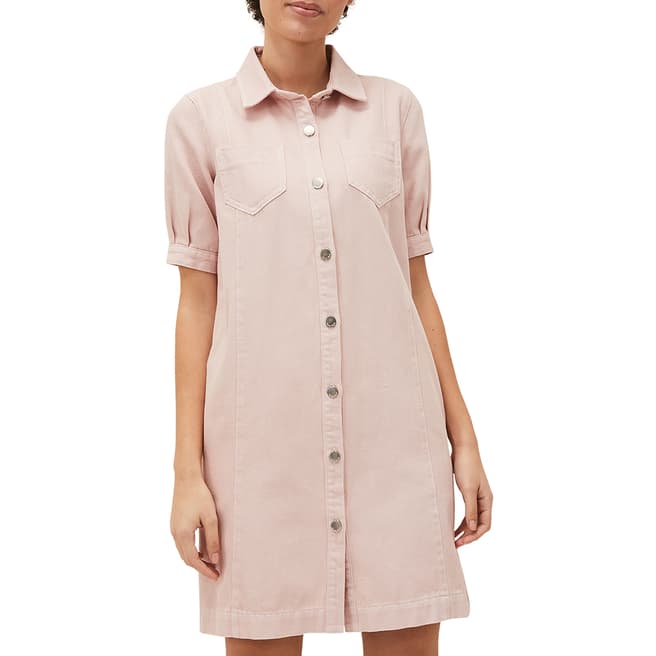 Phase Eight Pale Pink Kiah Denim Mini Dress