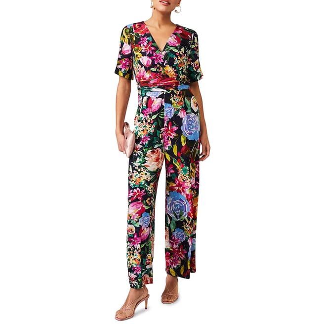 Phase Eight Pink Floral Ambree Jumpsuit