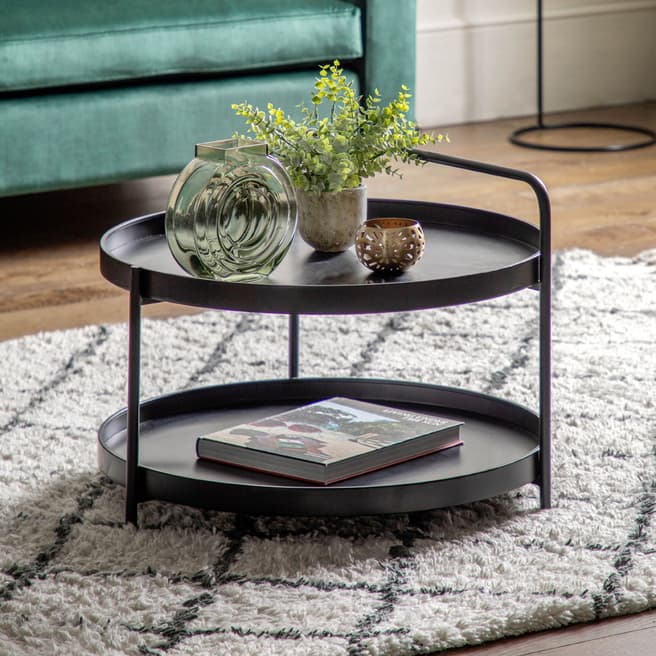 Gallery Living Carson Coffee Table, Black