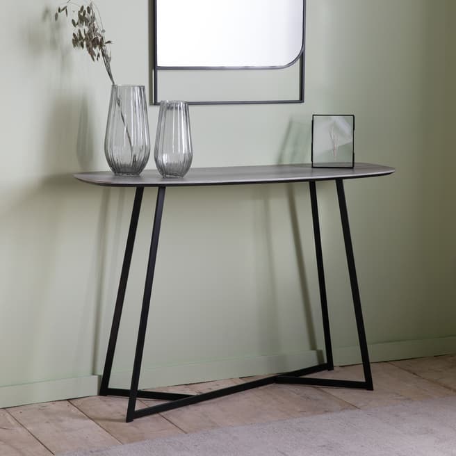 Gallery Living Parlier Console Table, Oak Effect
