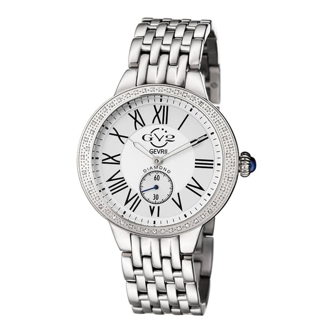 Gevril Women's Silver Astor Watch 40 Mm