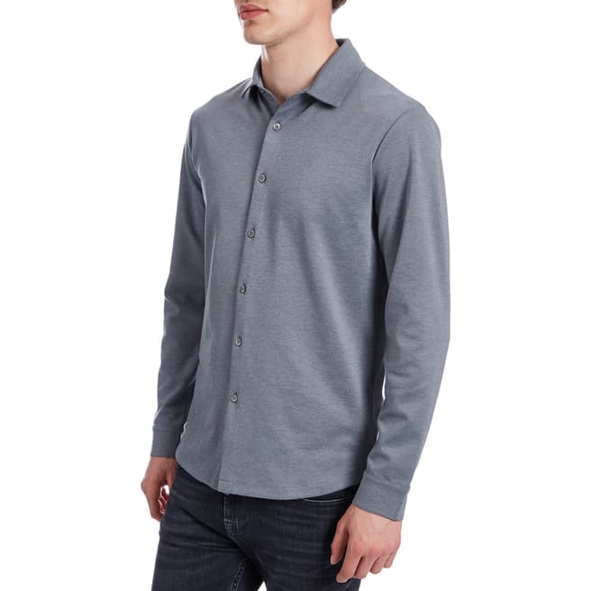 Reiss Grey Porter Jersey Shirt