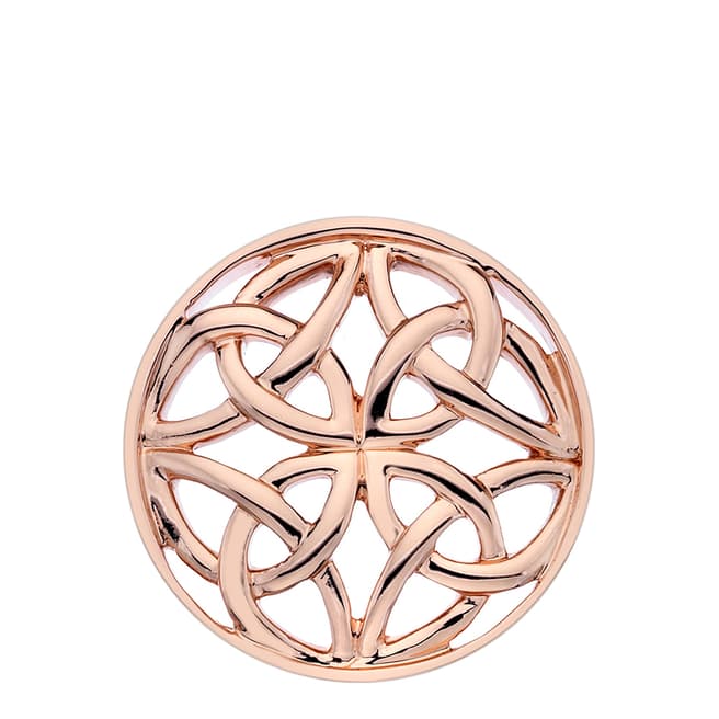 Emozioni Celtic Coin 25mm - Rose Gold Plated