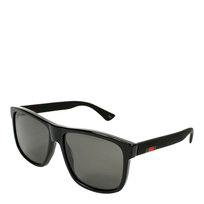 Gucci Men's Black/Grey Gucci Sunglasses 58mm