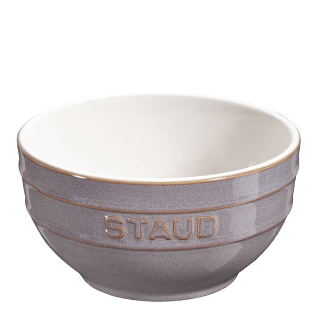 Staub Ancient Grey Ceramic Bowl, 12cm