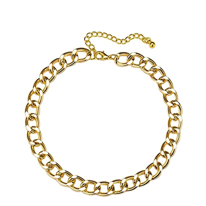 Liv Oliver 18K Gold Link Necklace