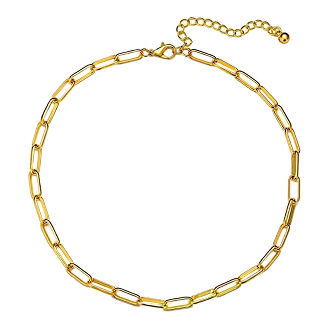 Chloe Collection by Liv Oliver 18K Gold Open Link Necklace